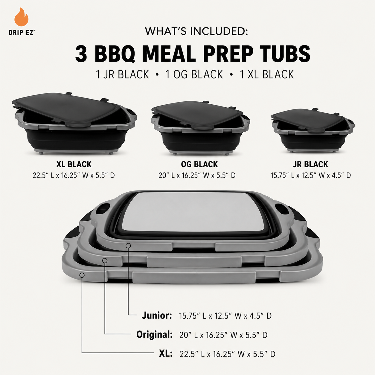 GrubTub BBQ Prep Tub